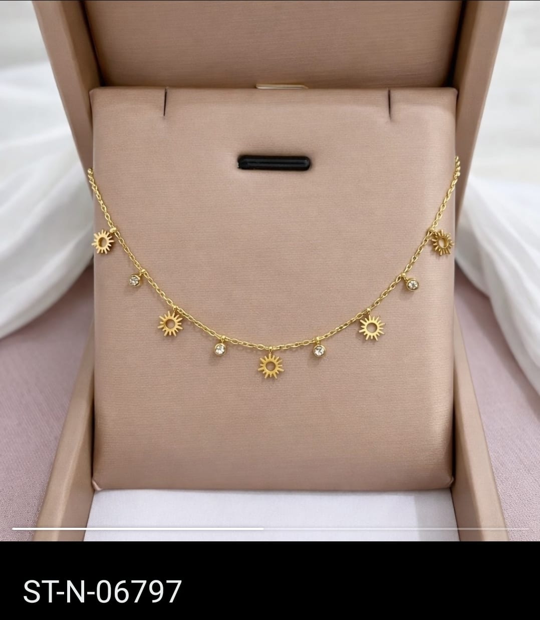 Layered Gold Charm Necklace